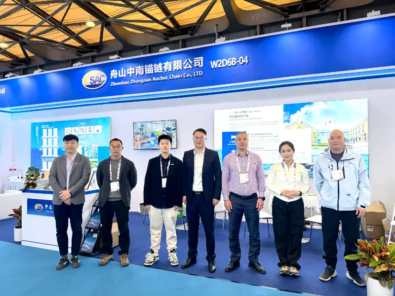 Zhoushan Zhongnan Anchor Chain на MARINTEC 2025: Успешно участие в Шанхай